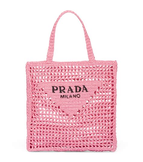 prada crochet bag used